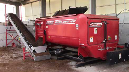 rotary compost stationary